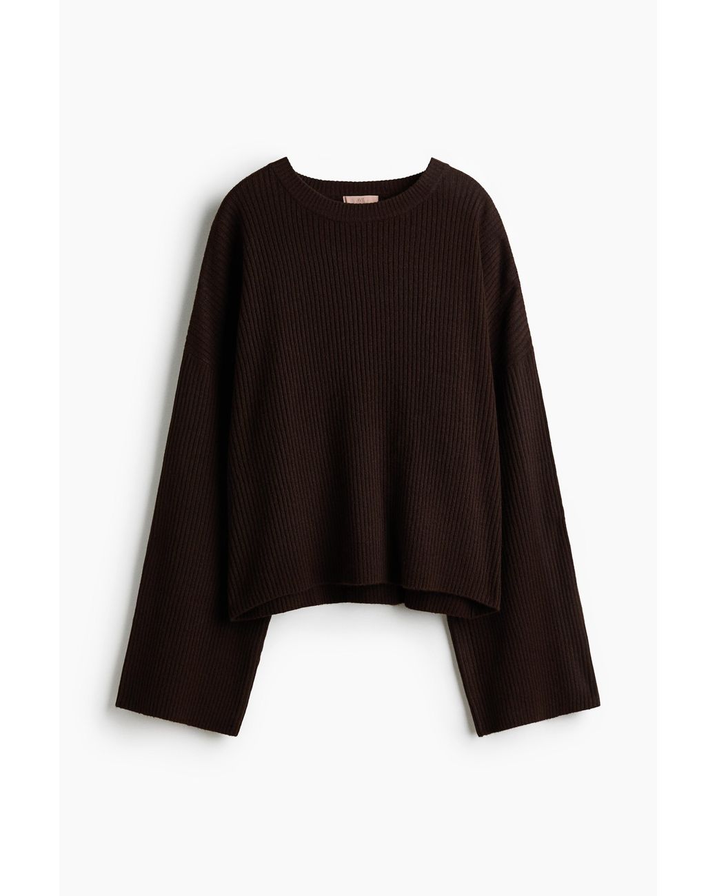 Pull en maille côtelée H&M en coloris Black