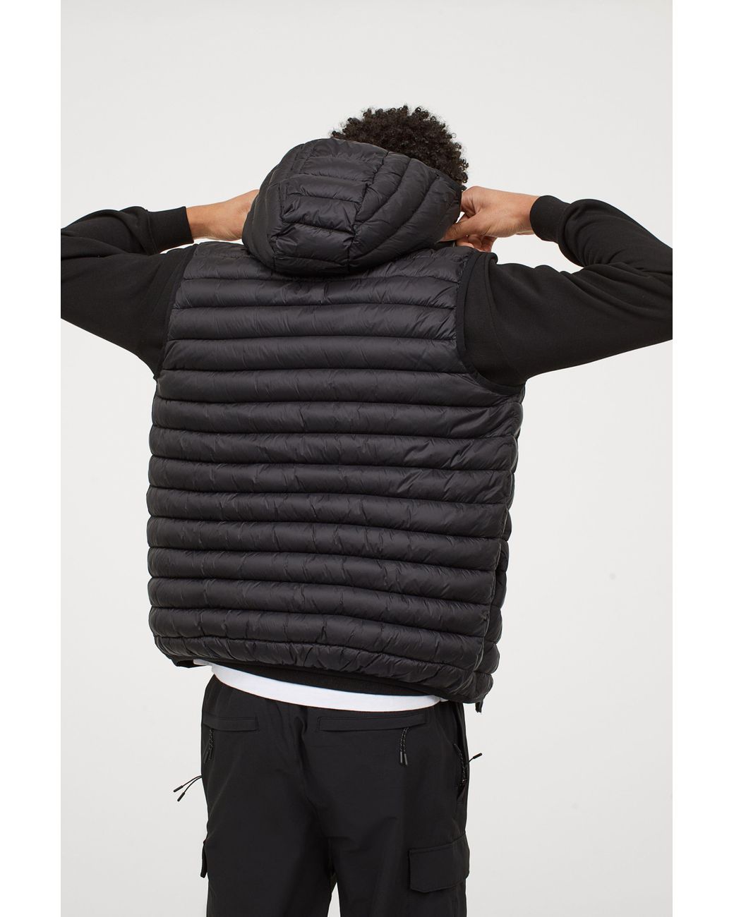 h and m puffer vest