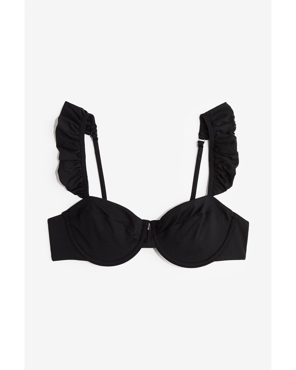 H&M Non-padded Bikinitop in het Black