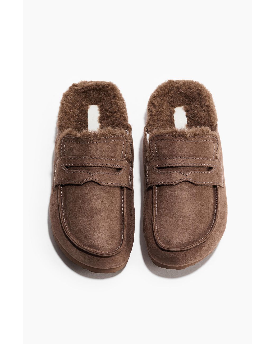 H&M Brown Hausschuhe mit Warmfutter