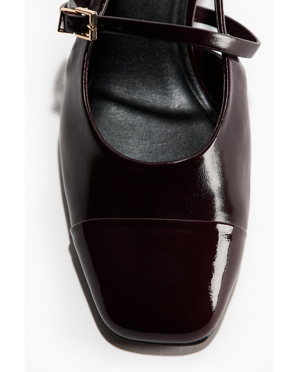 H&M Black Slingpumps mit Blockabsatz