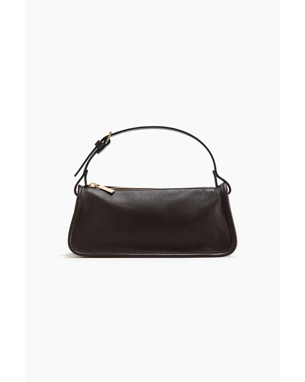 H&M Black Lederhandtasche