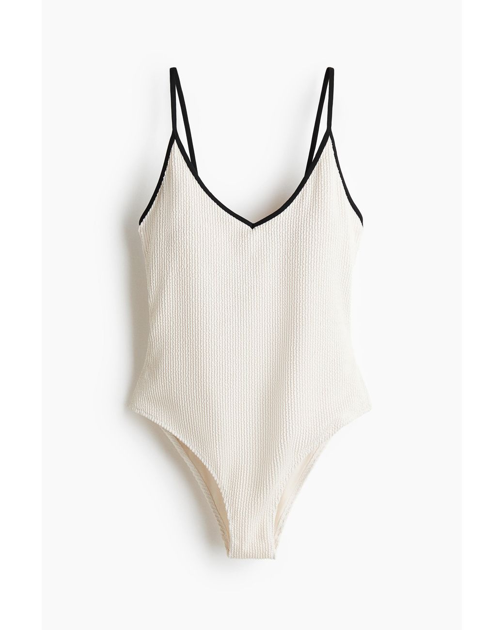 H&M Badpak Met Padded Cups in het White