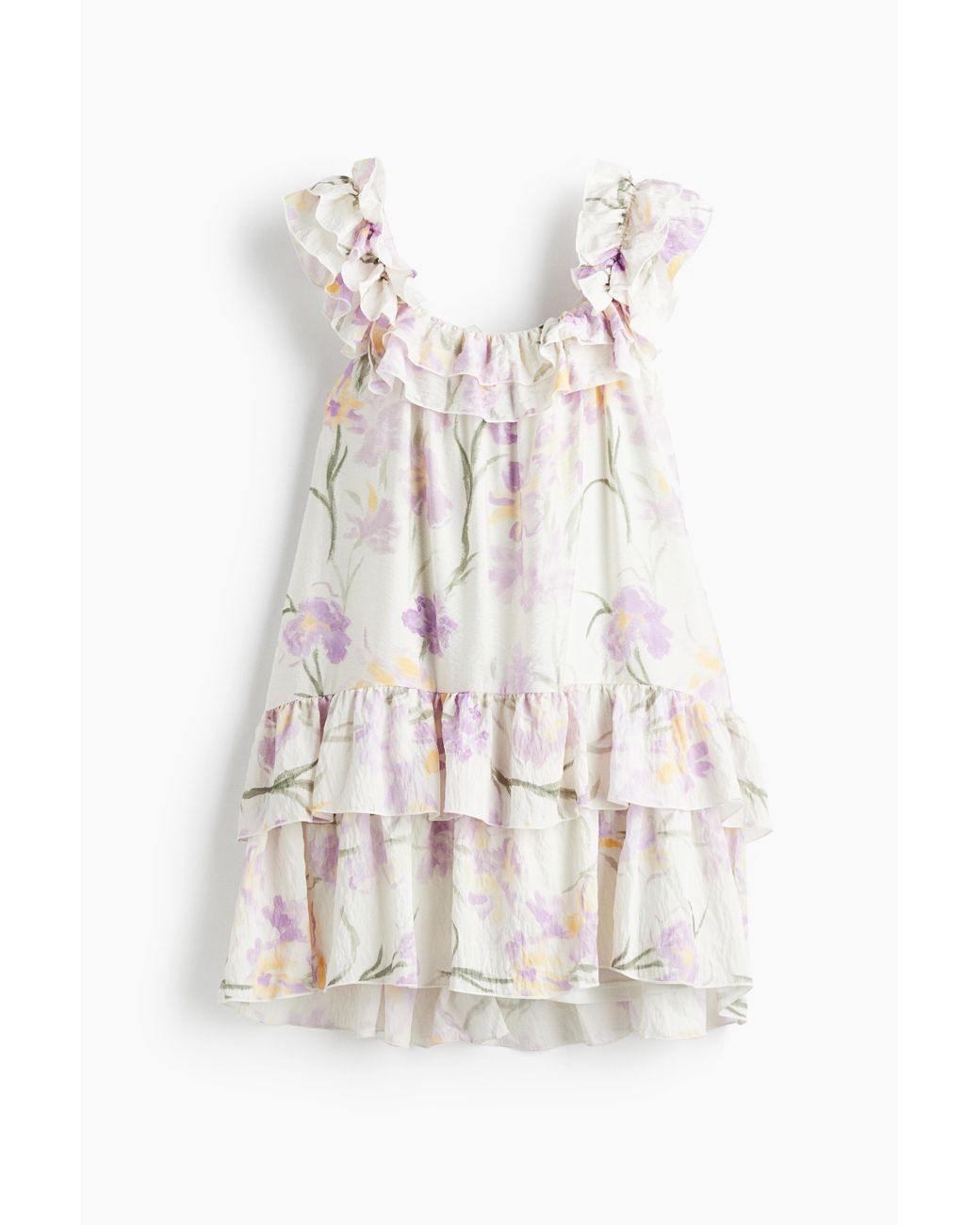 Robe Volantée H&M en coloris White