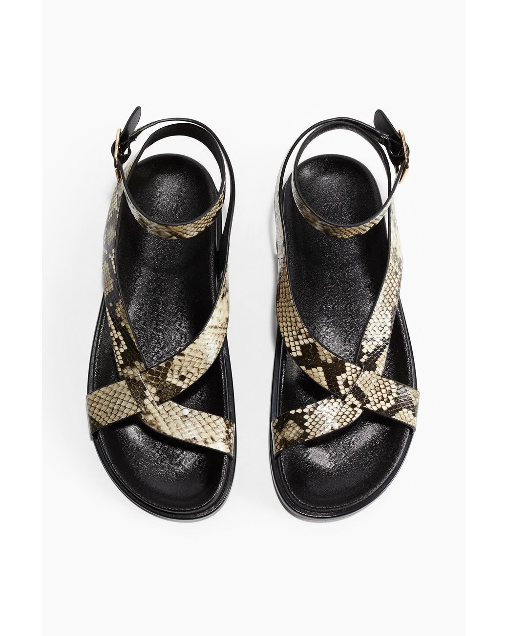 H&M Black Sandalen