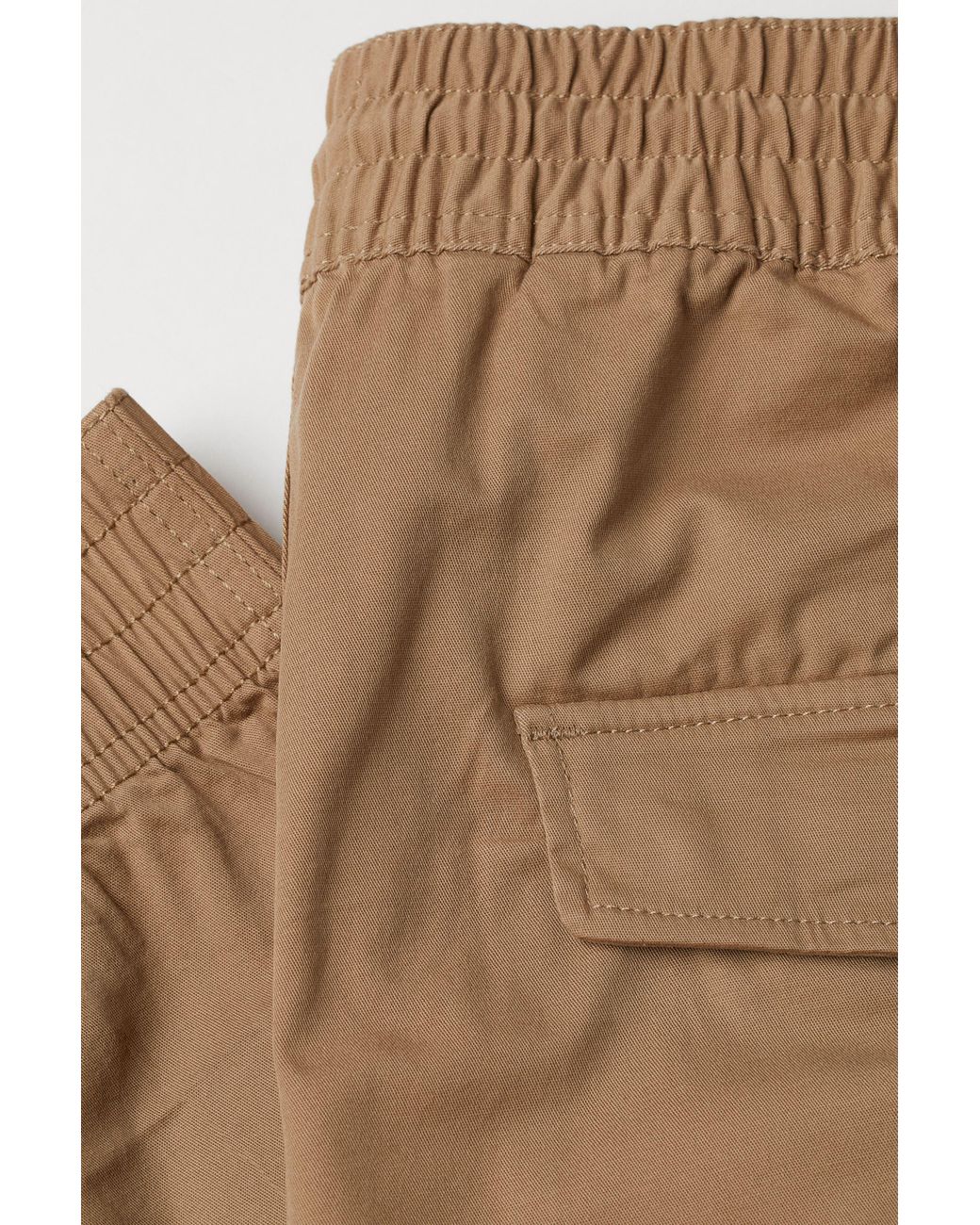 beige cargo joggers