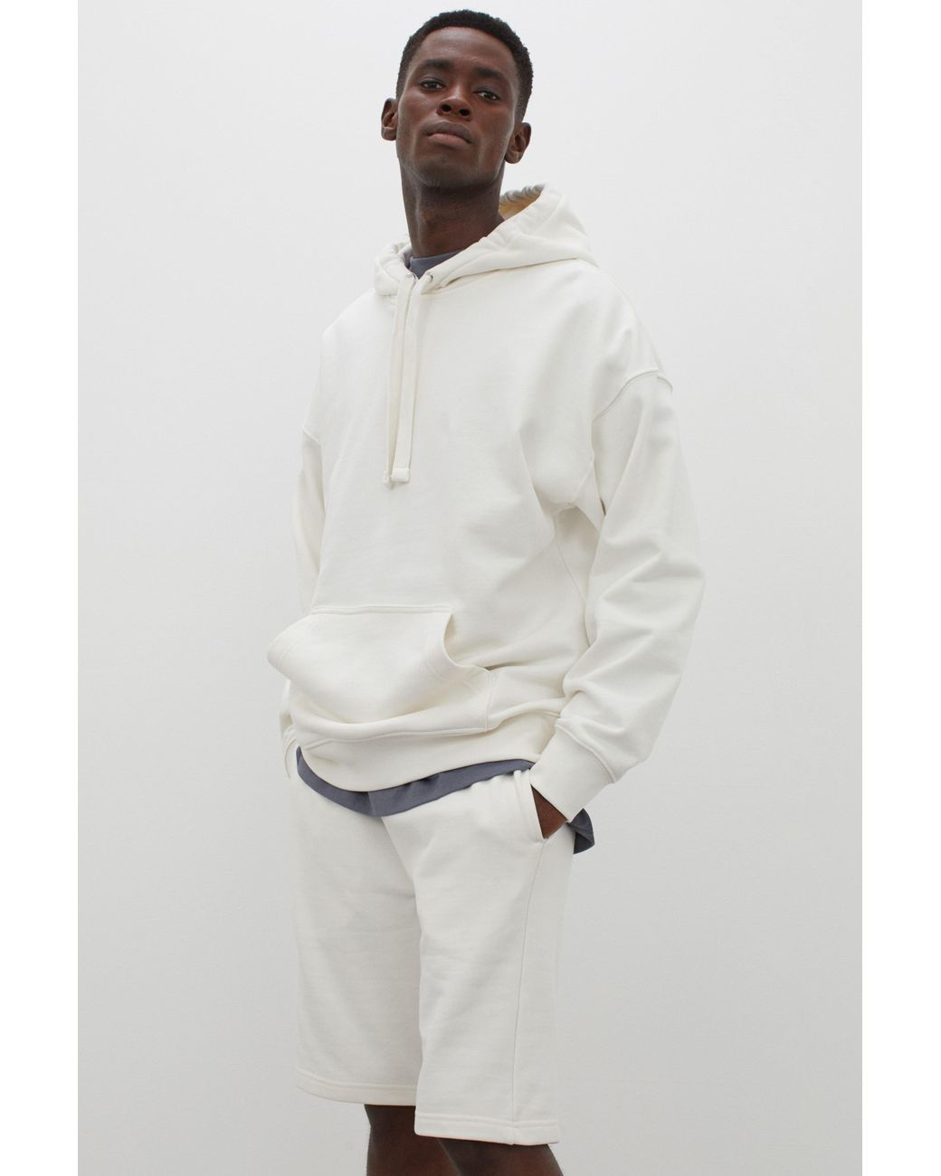 H&M Cotton Jogger Shorts for Men - Lyst