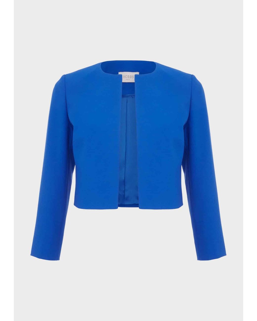 Hobbs Blue Elize Crepe Jacket