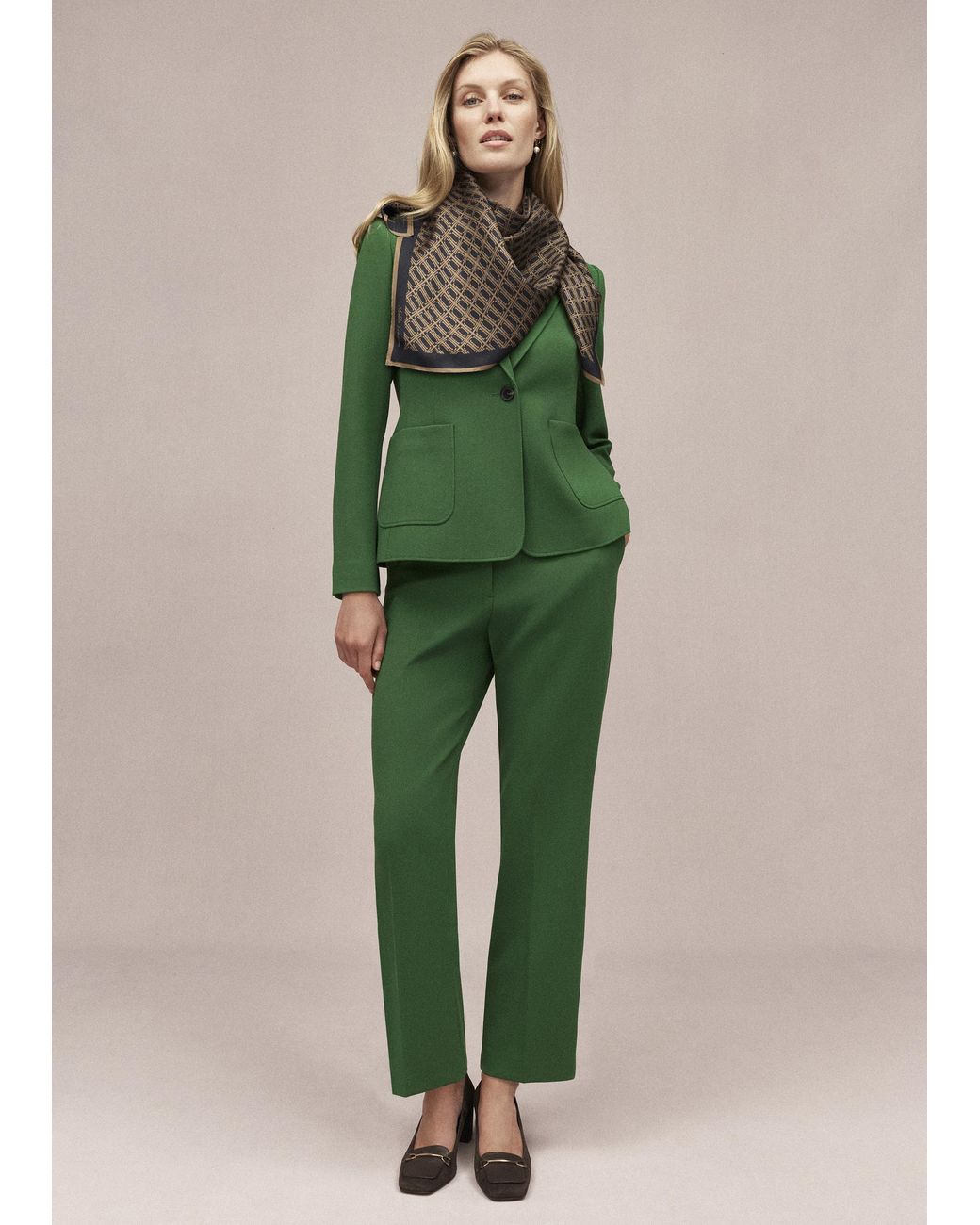 Hobbs Green Haley Straight Leg Trousers