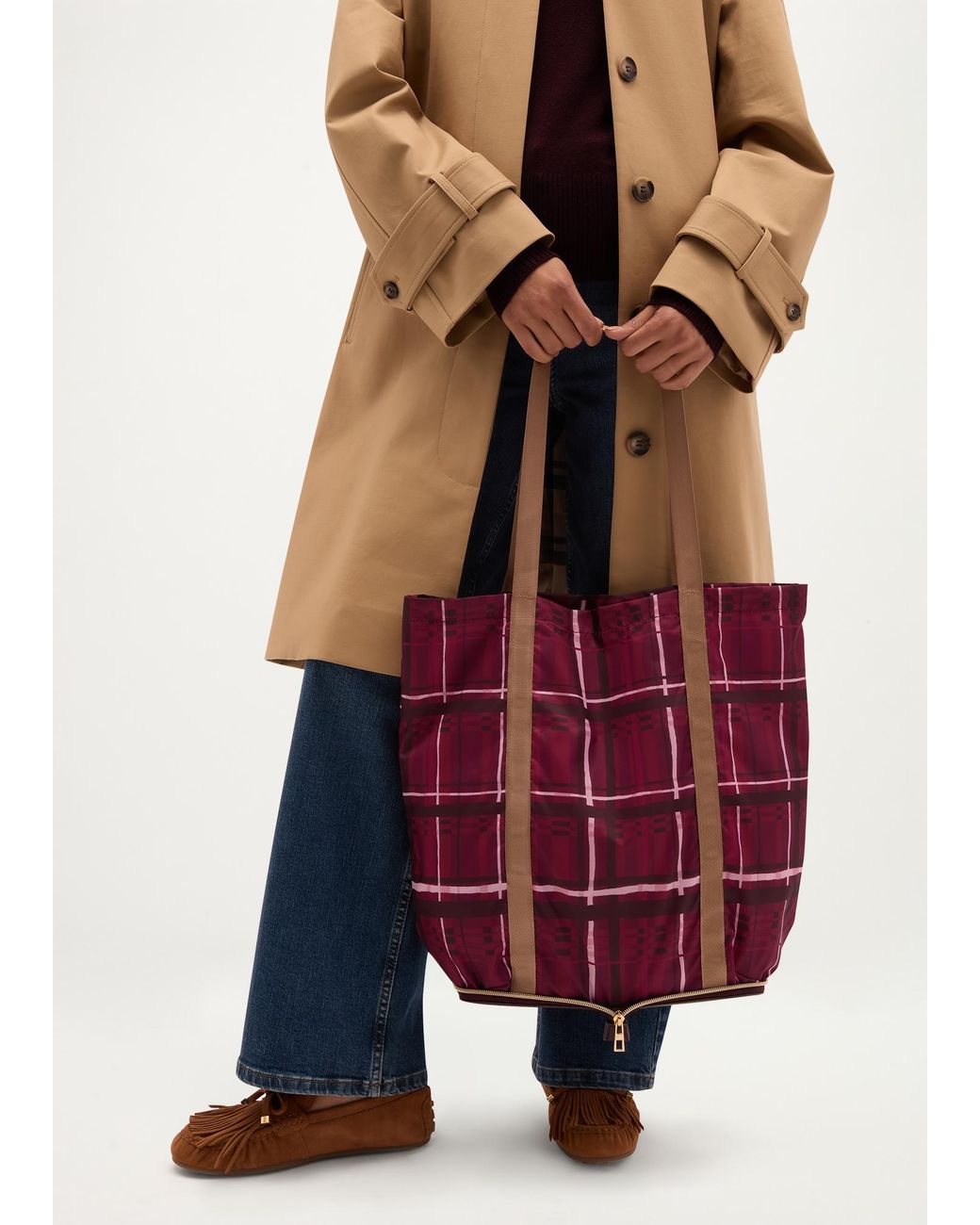 Hobbs Red Johanna Packable Bag