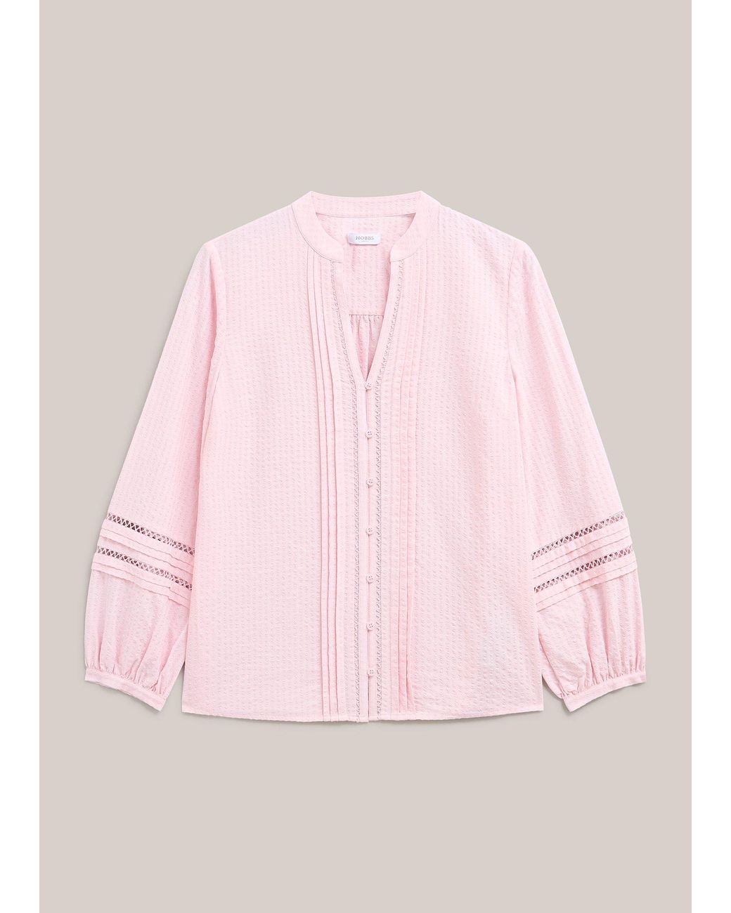 Hobbs Pink Lucilla Blouse