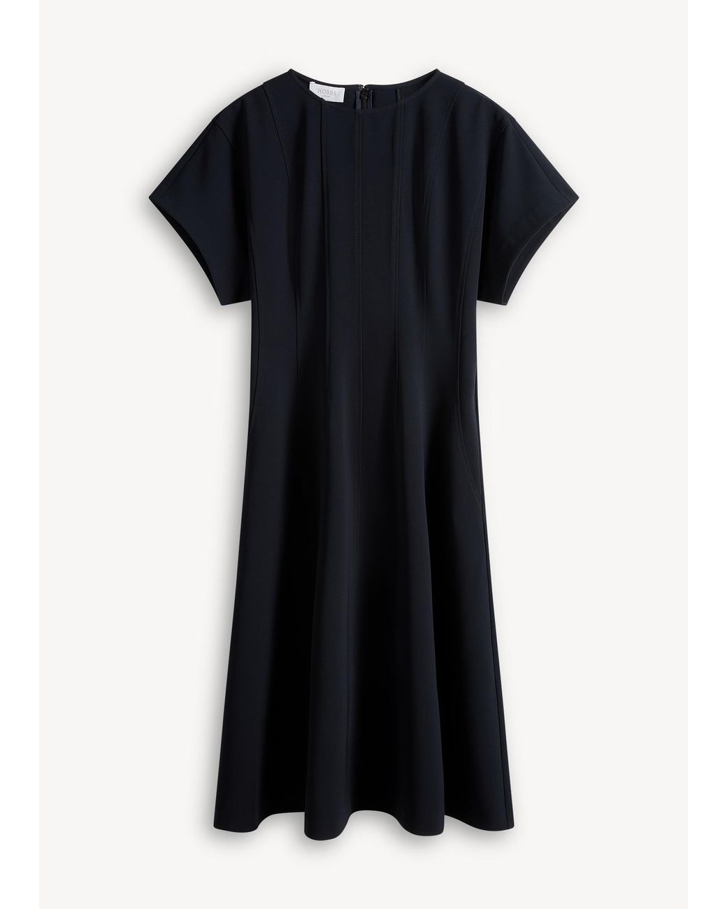 Hobbs Blue Melina Seam Detail Dress