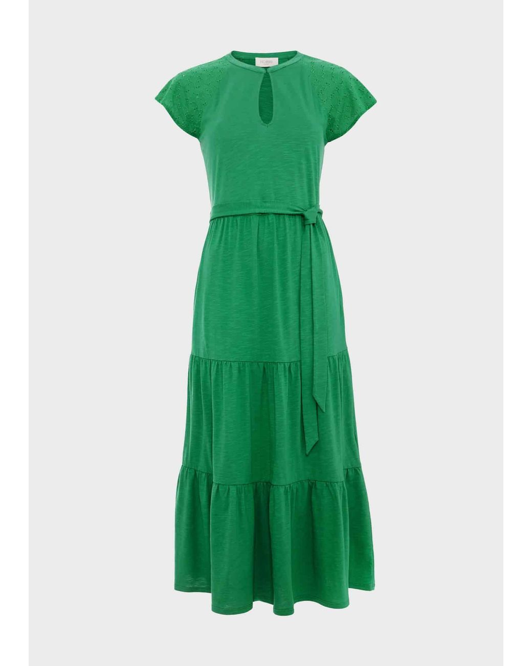 Hobbs Green Brodie Jersey Dress