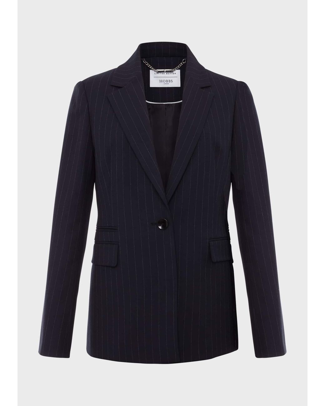 Hobbs Blue Ness Pinstripe Jacket