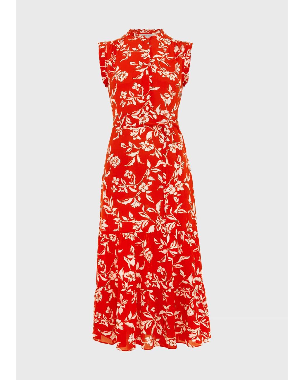 Hobbs Red Elsa Dress