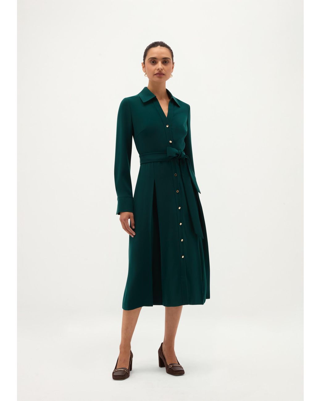 Hobbs Blue Mylie Shirt Dress