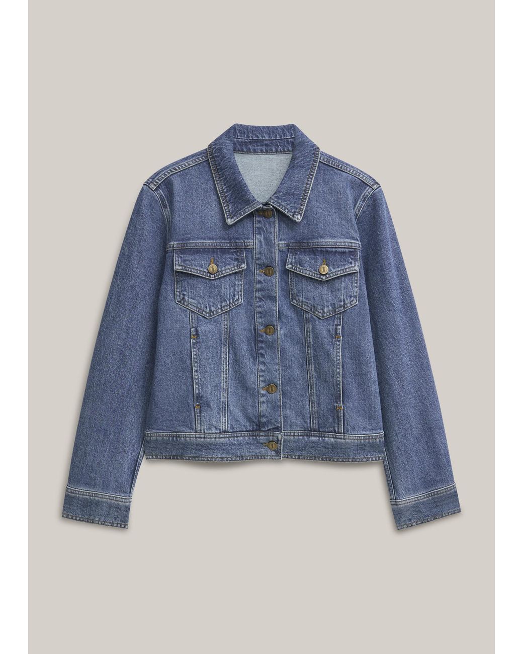 Hobbs Blue Vivienne Denim Jacket
