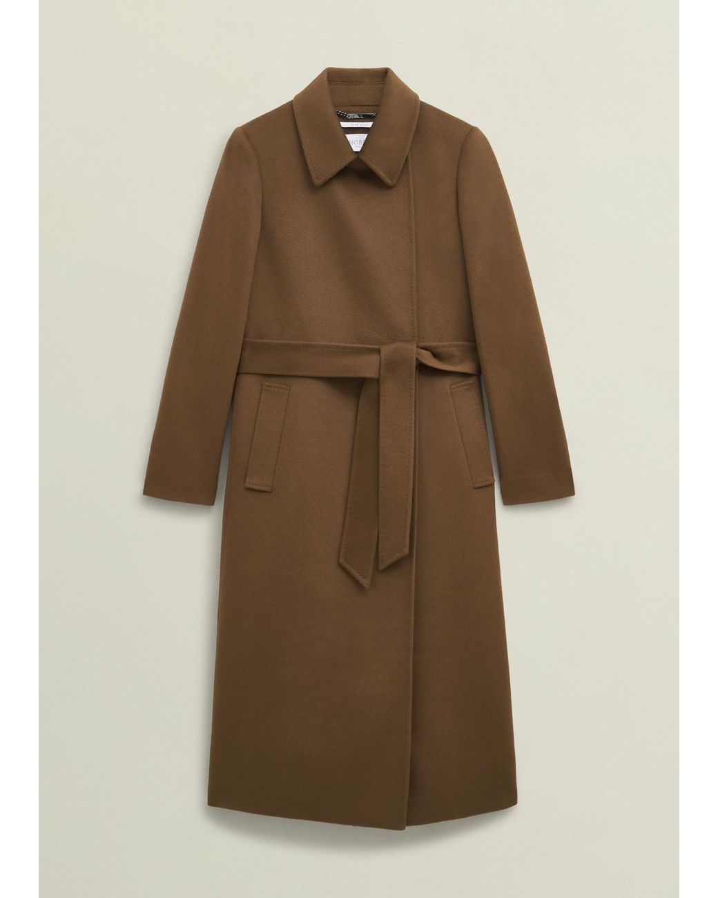Hobbs Brown Livia Wool Coat