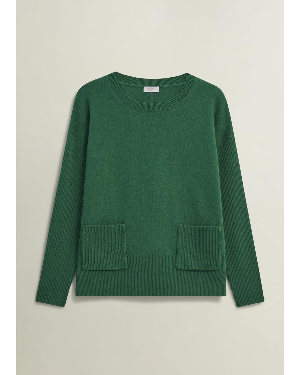 Hobbs Green Devora Jumper With Cashmere