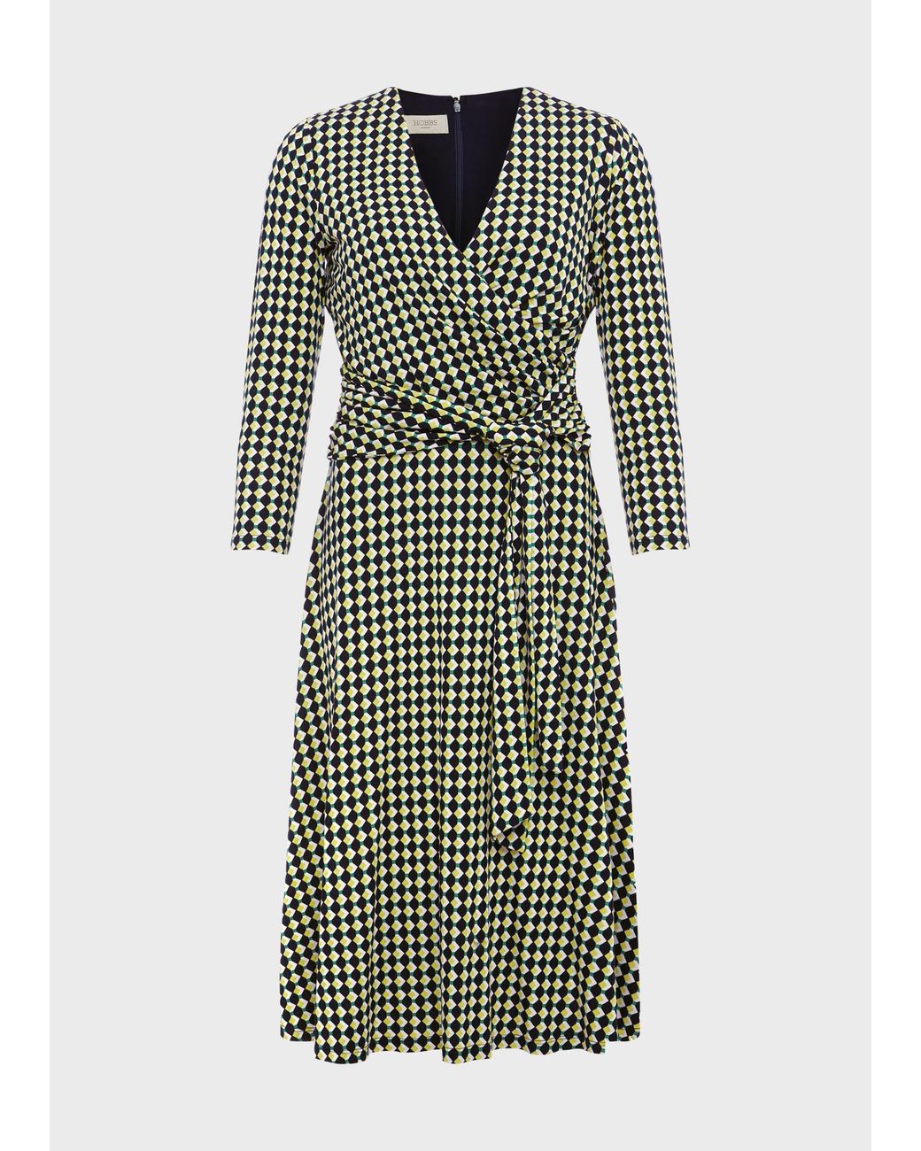 Hobbs Green Dina Wrap Jersey Dress