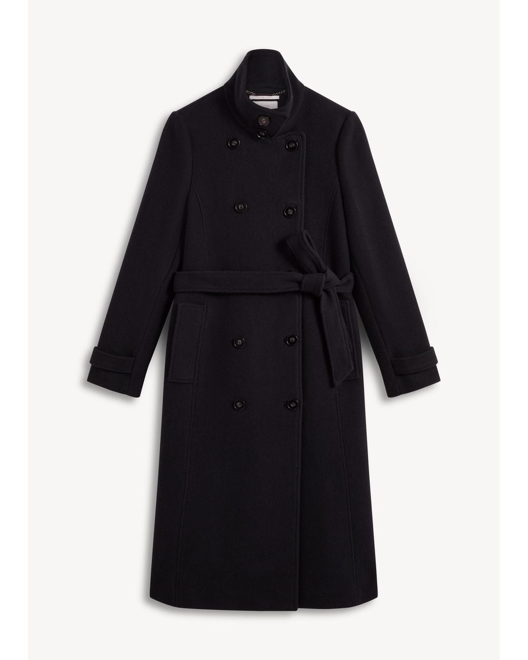 Hobbs Black Petite Roisin Wool Cashmere Coat