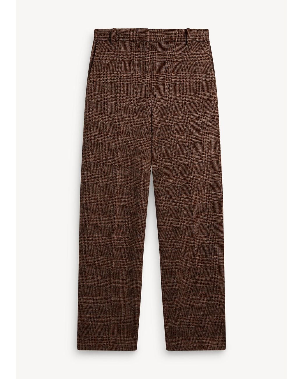 Hobbs Brown Marlyn Wool Blend Trousers