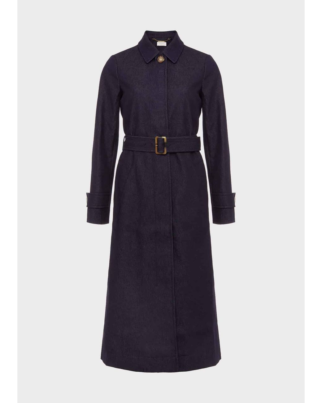 Hobbs Blue Carrie Denim Trench