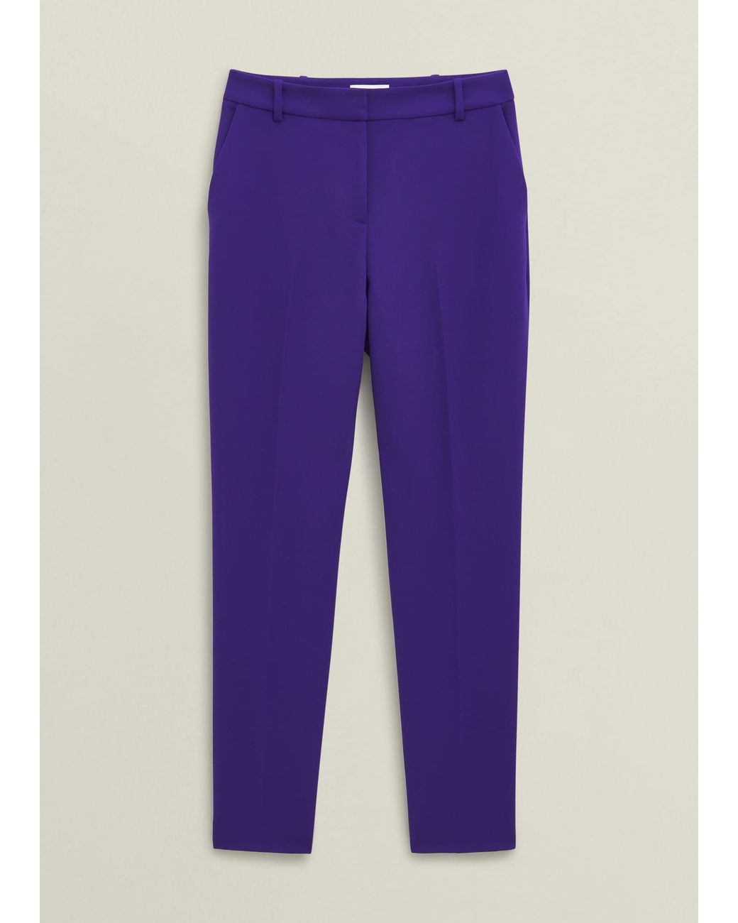 Hobbs Blue Petite Sami Tapered Trousers