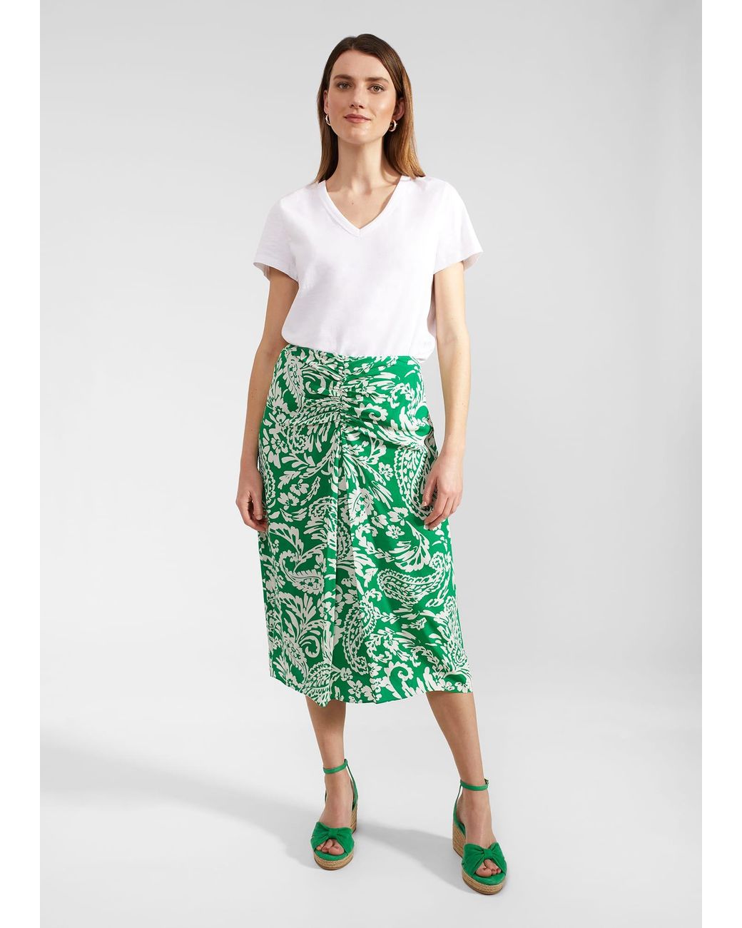 Hobbs Green Cassidy Skirt