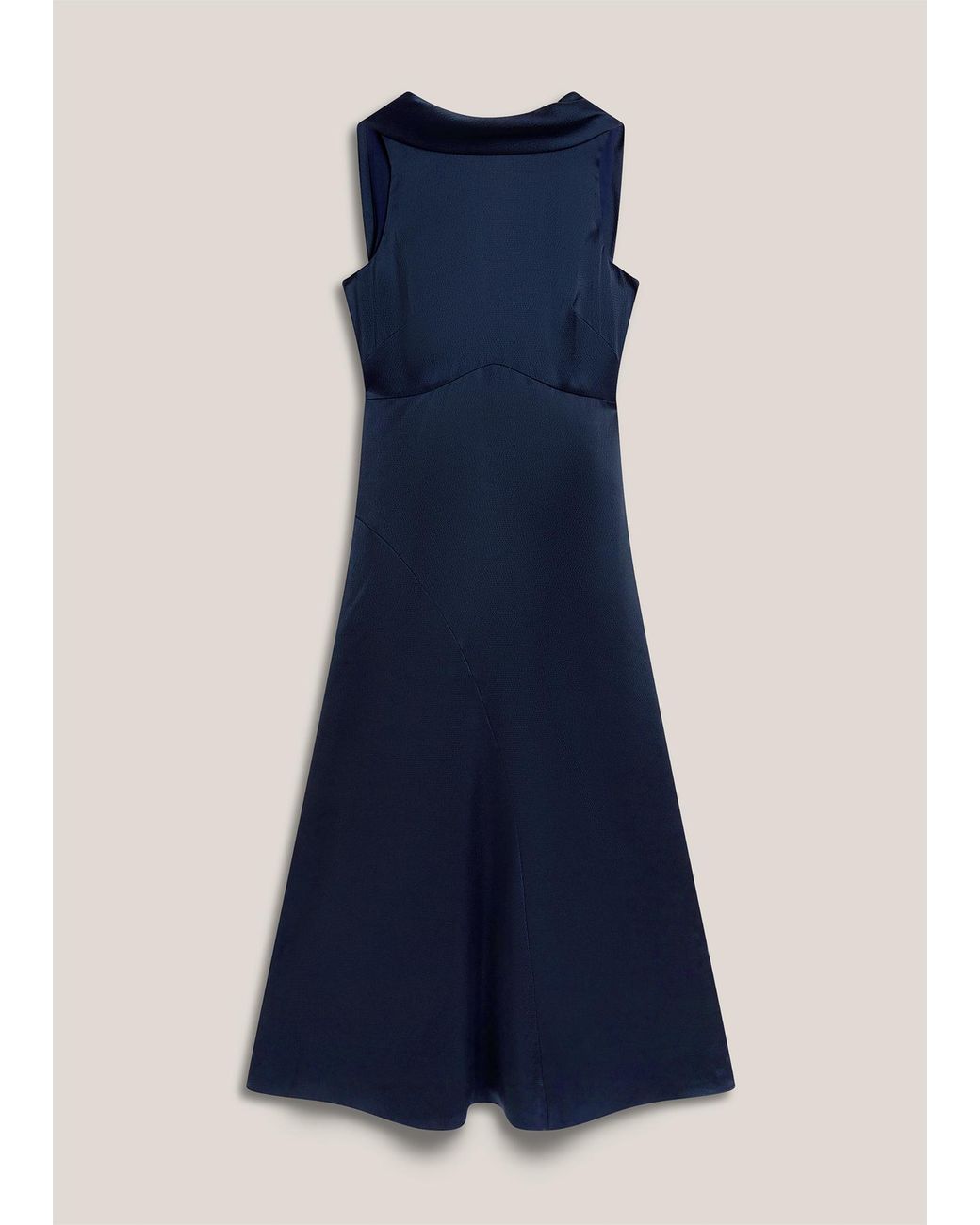 Hobbs Green Marilyn Textured Satin Dress