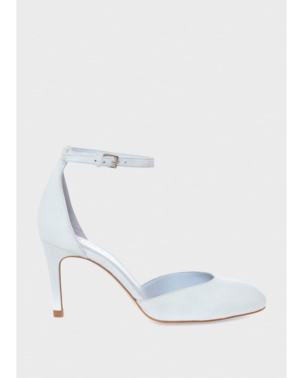 Hobbs White Elliya Court Shoes