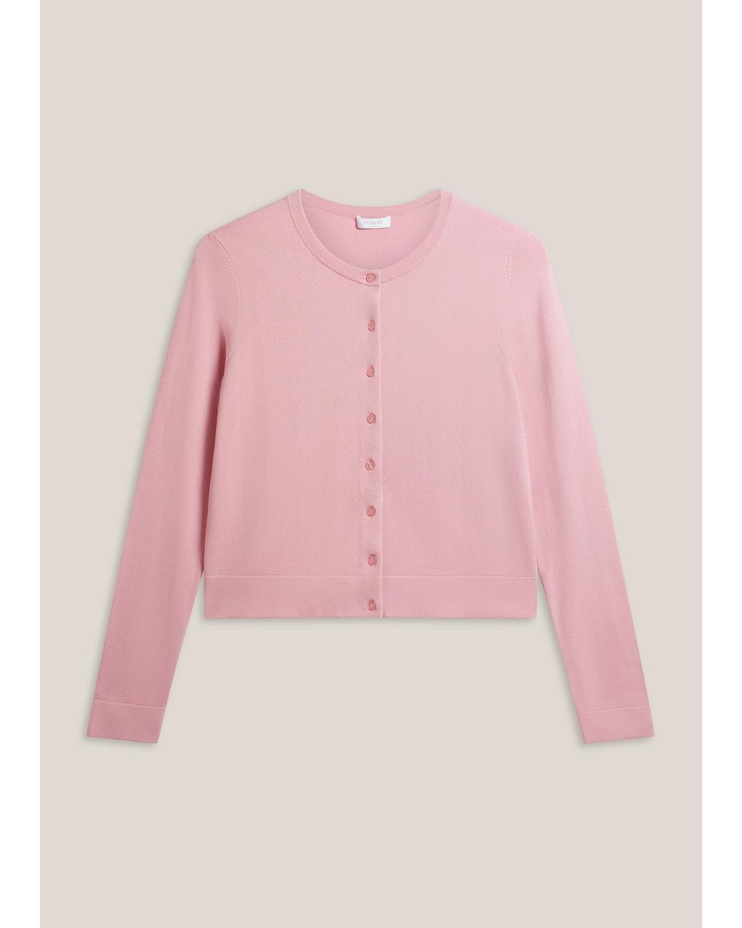 Hobbs Pink Vintage Michelle Blend Cardigan