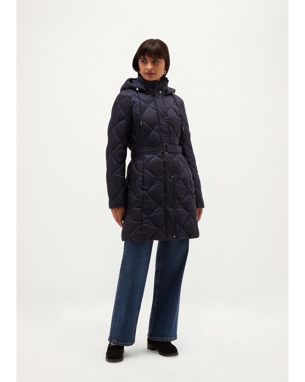 Hobbs Blue Petite Lumi Water Resistant Puffer