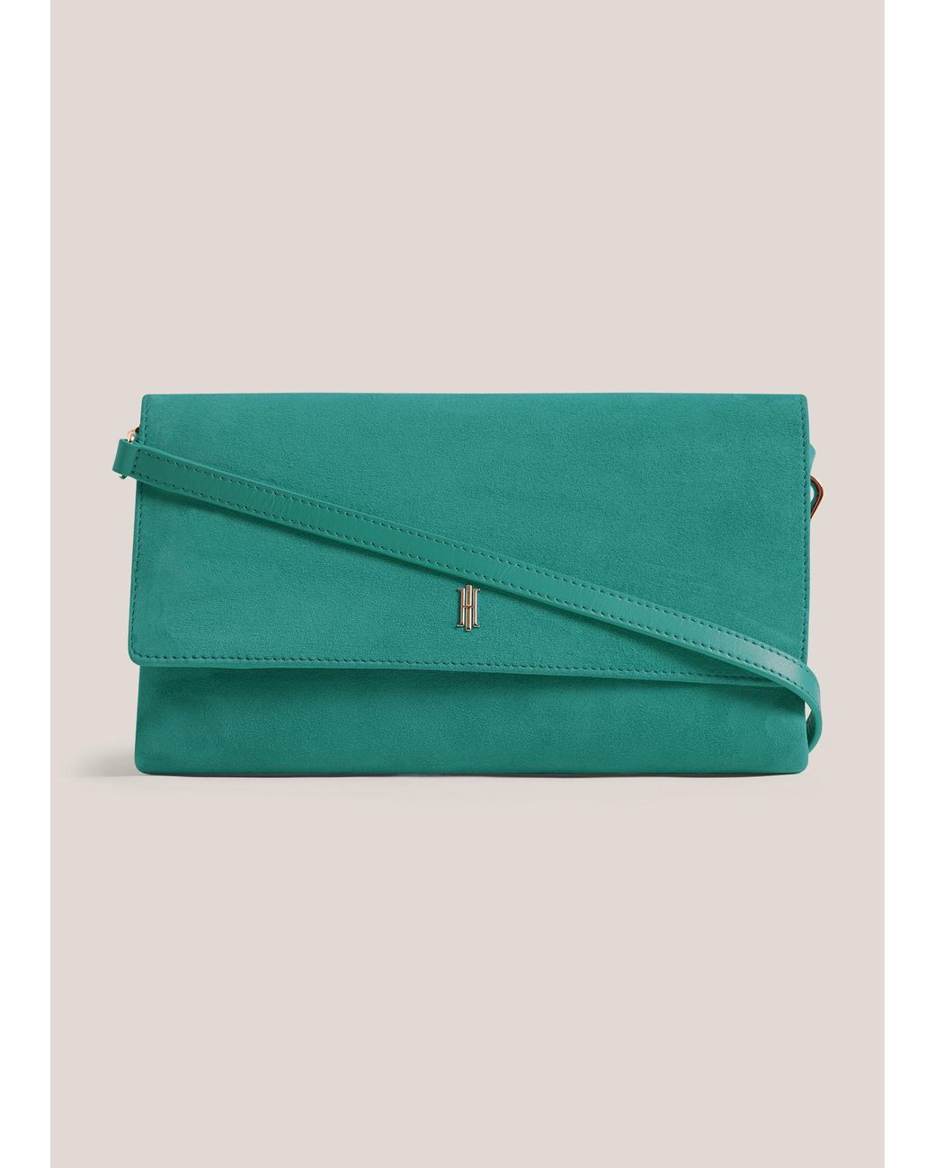 Hobbs Green Ashley Suede Clutch