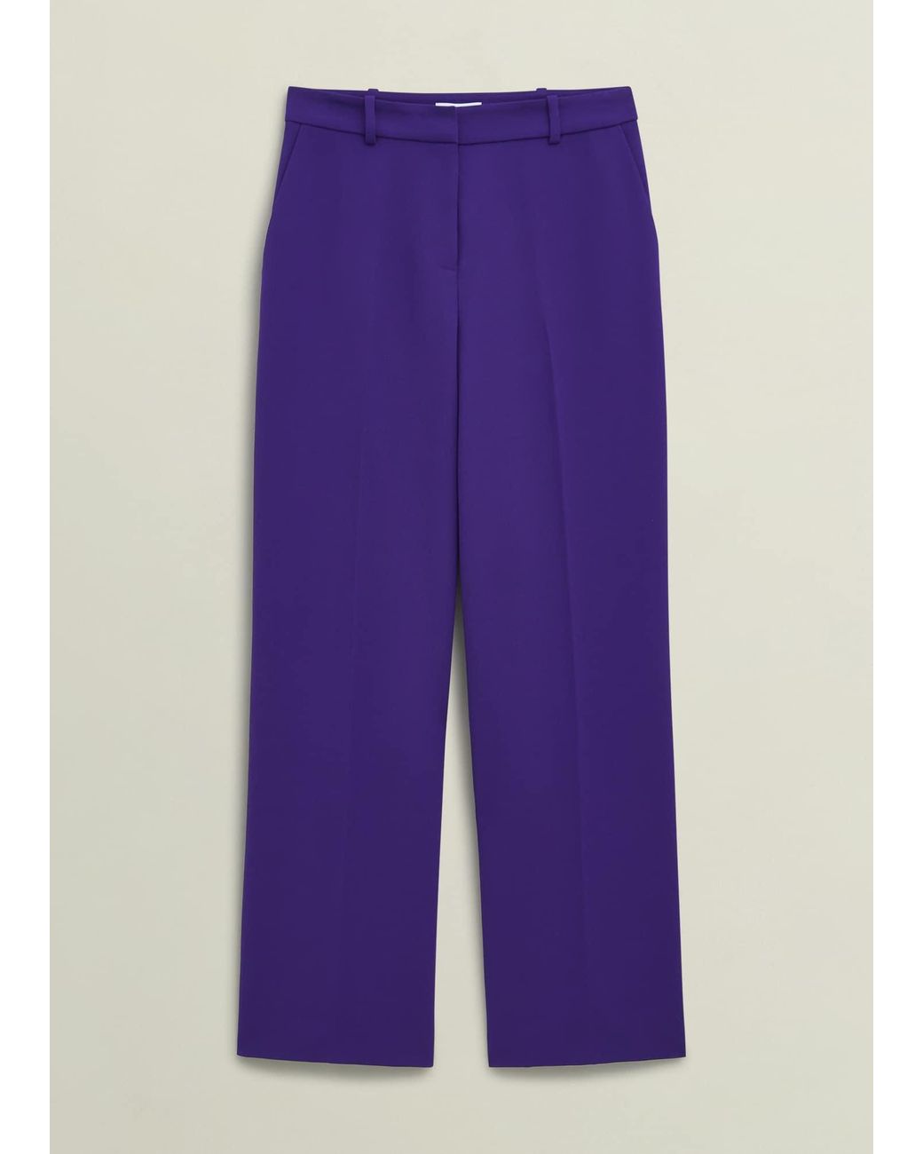 Hobbs Blue Sami Wide Trousers