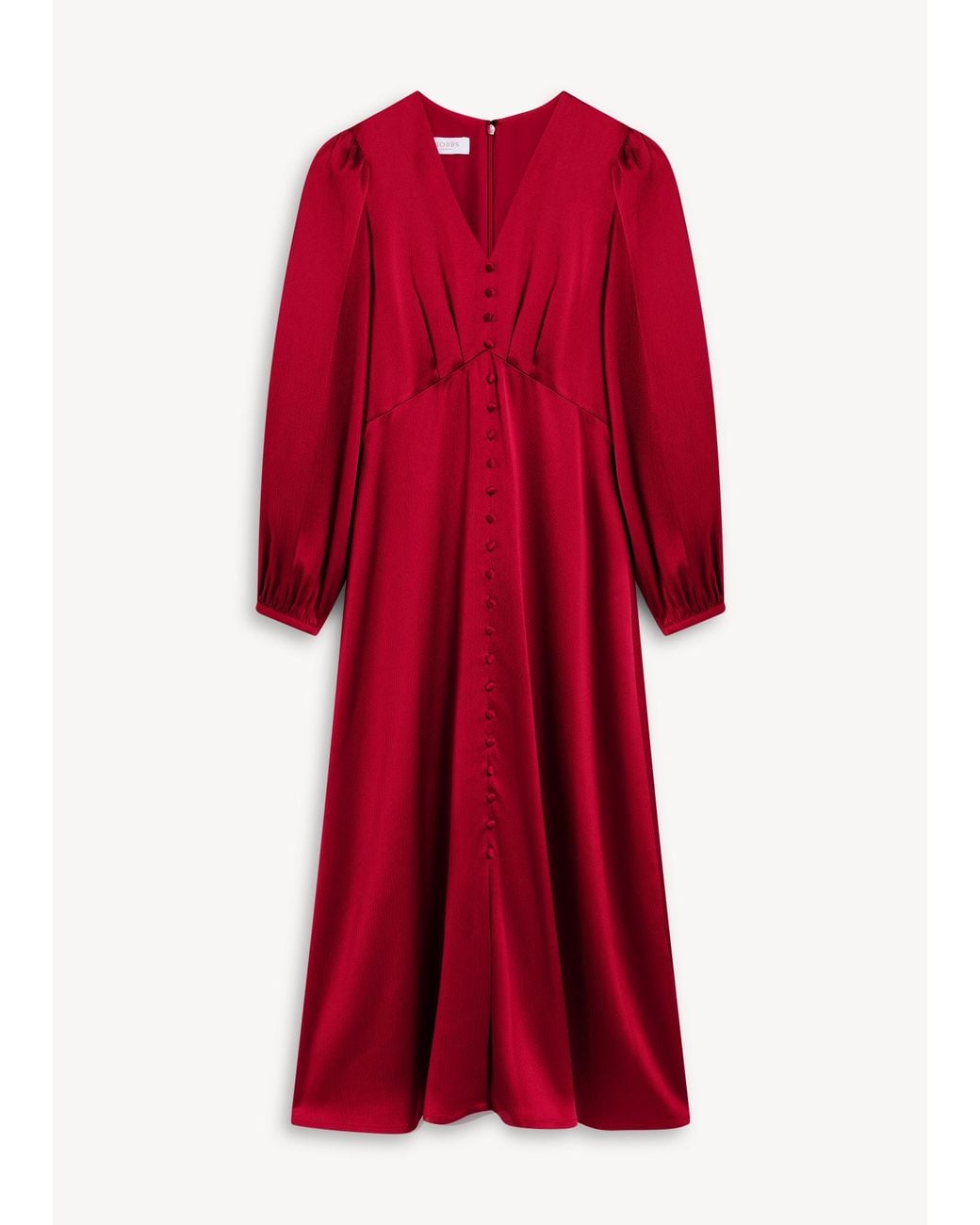Hobbs Rosabella Textured Satin Dress