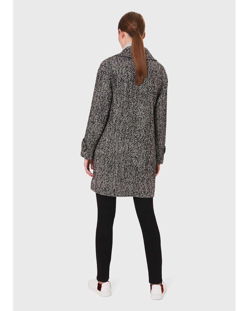 hobbs leopard print coat