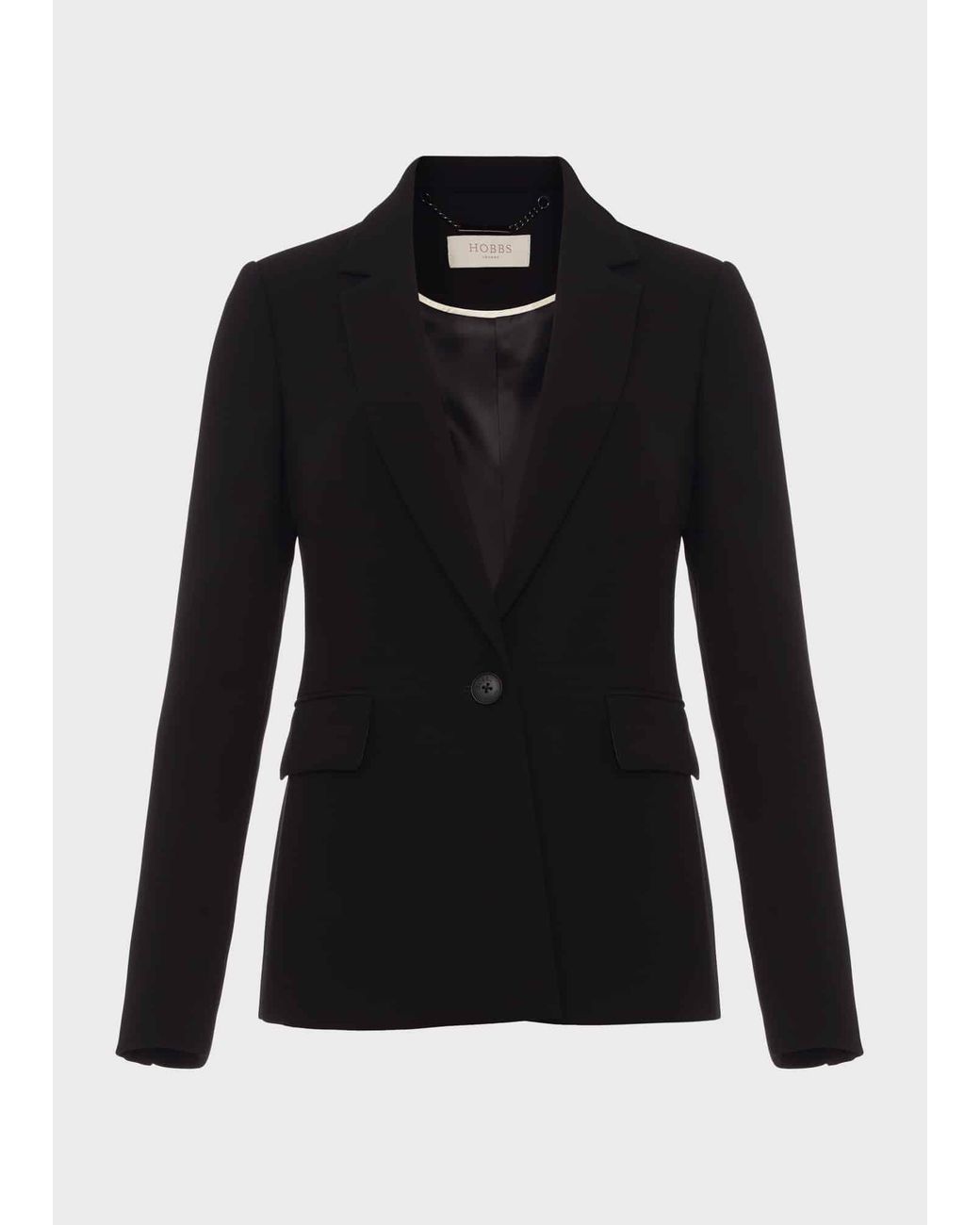 Hobbs Black Petite Alva Long Jkt
