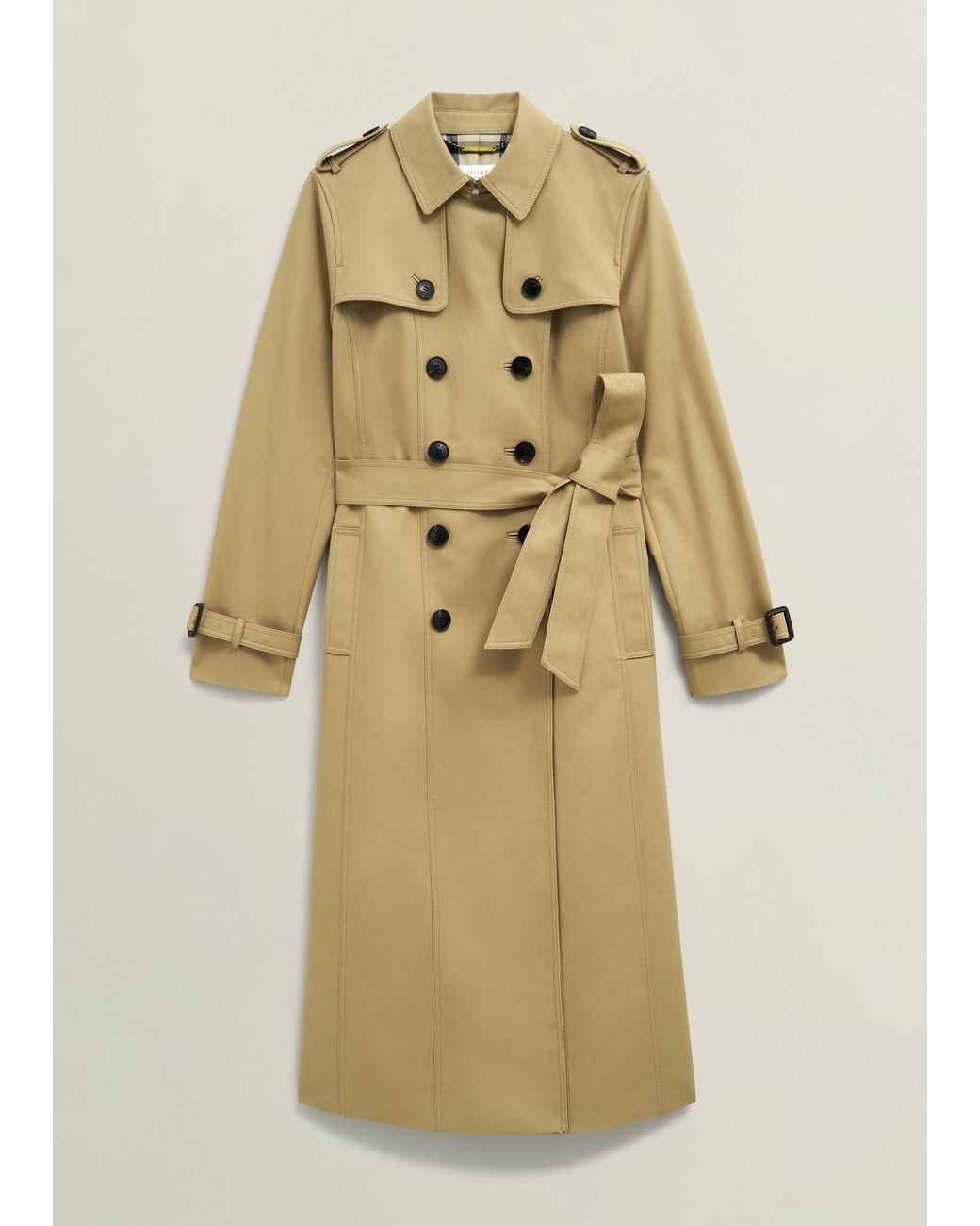Hobbs Natural Skylar Midi Trench Coat