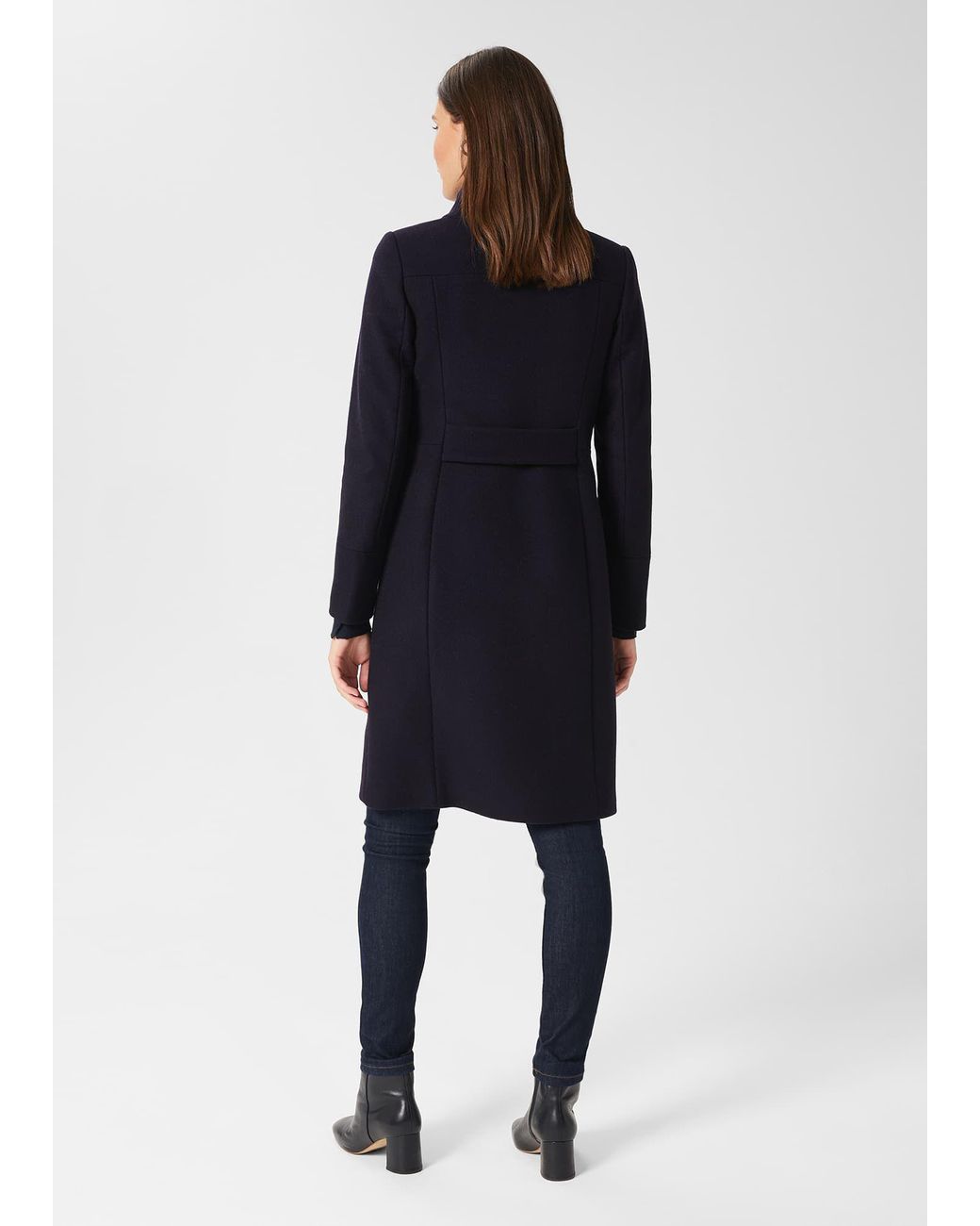 Hobbs Petite Maisie Funnel Neck Wool 