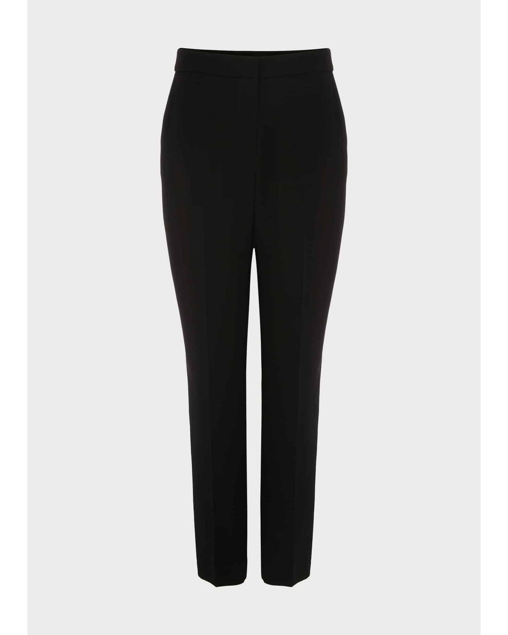 Hobbs White Petite Mel Tapered Trousers
