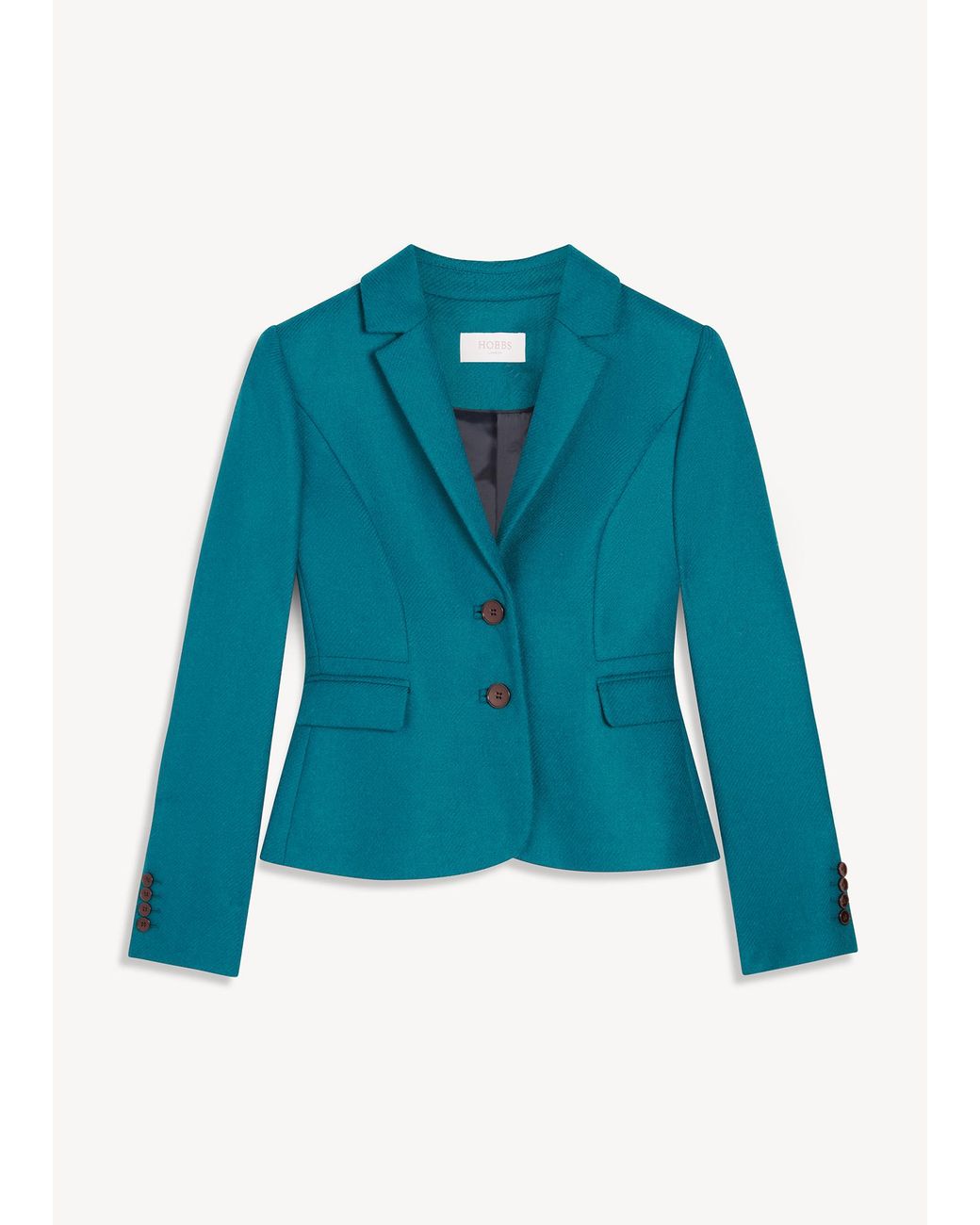 Hobbs Blue Hackness Wool Jacket