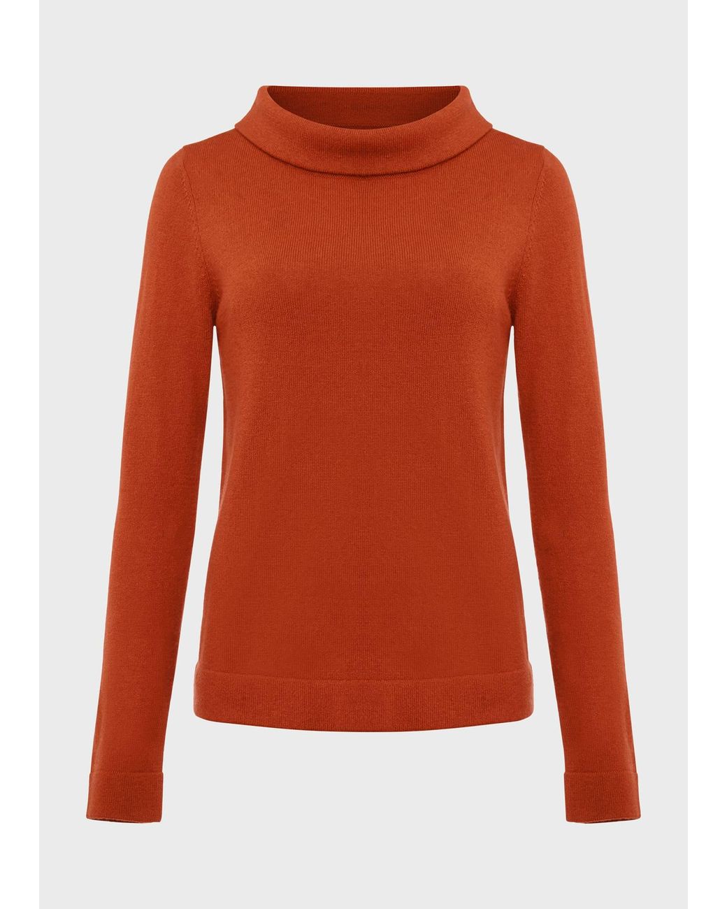 Hobbs Red Audrey Wool Cashmere Jumper
