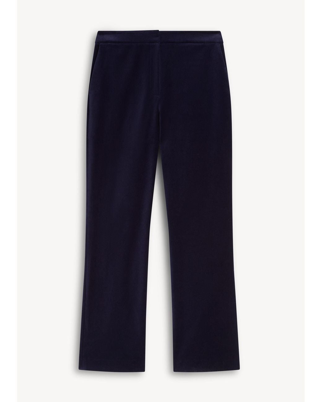 Hobbs Blue Heather Velvet Trousers