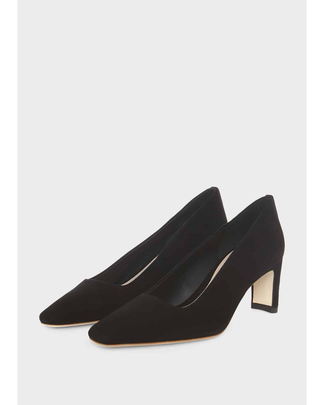 Hobbs Black Merle Court Shoes