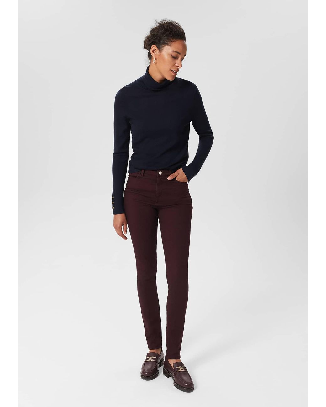 Hobbs Blue Gia Sculpting Jeans