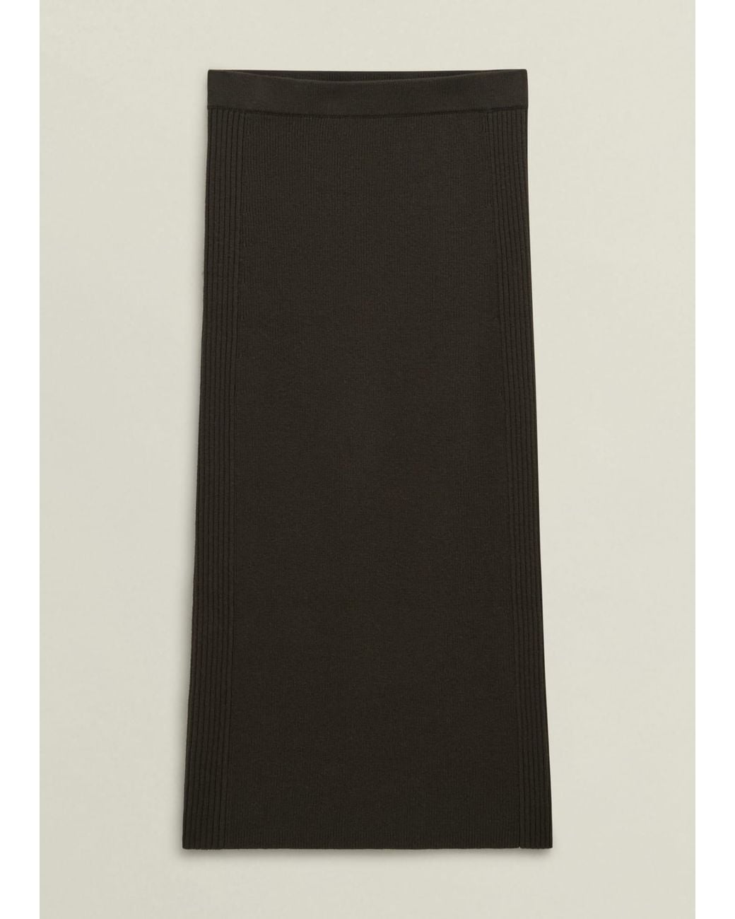 Hobbs White Wentworth Knit Skirt
