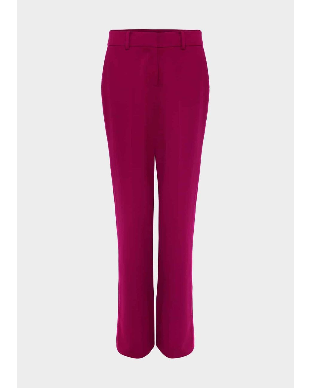Hobbs Red Nola Straight Leg Trousers