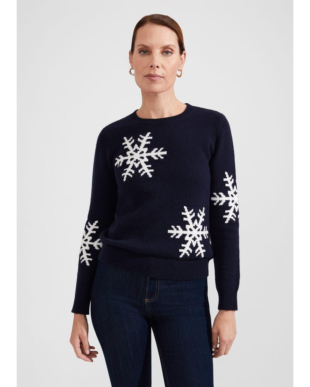 Hobbs Blue Emberlynn Jumper With Alpaca