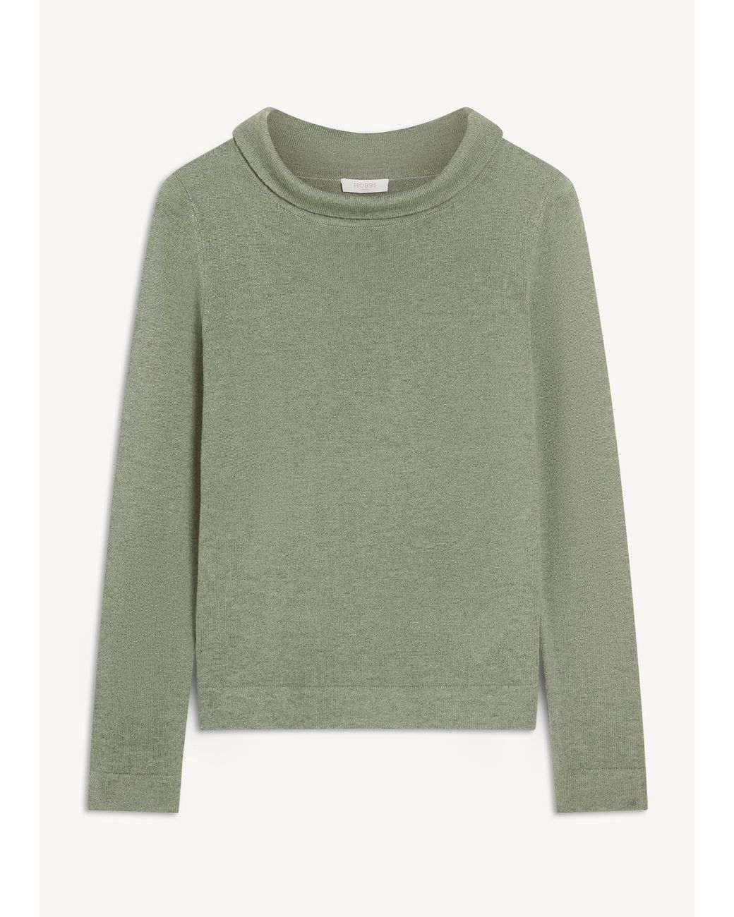 Hobbs Green Audrey Wool Cashmere Jumper